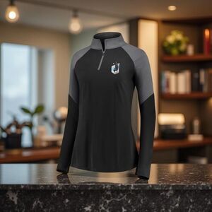 NEW Minnesota United FC Fanatics Women's Interlock Quarter Zip Pullover Size M